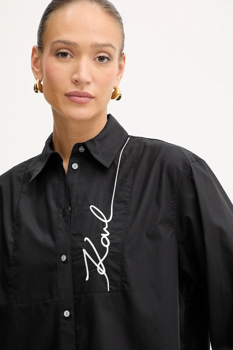 Chemise signature Karl Lagerfeld pour femme