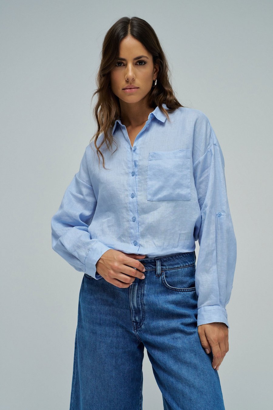 Chemise femme en lin Salsa