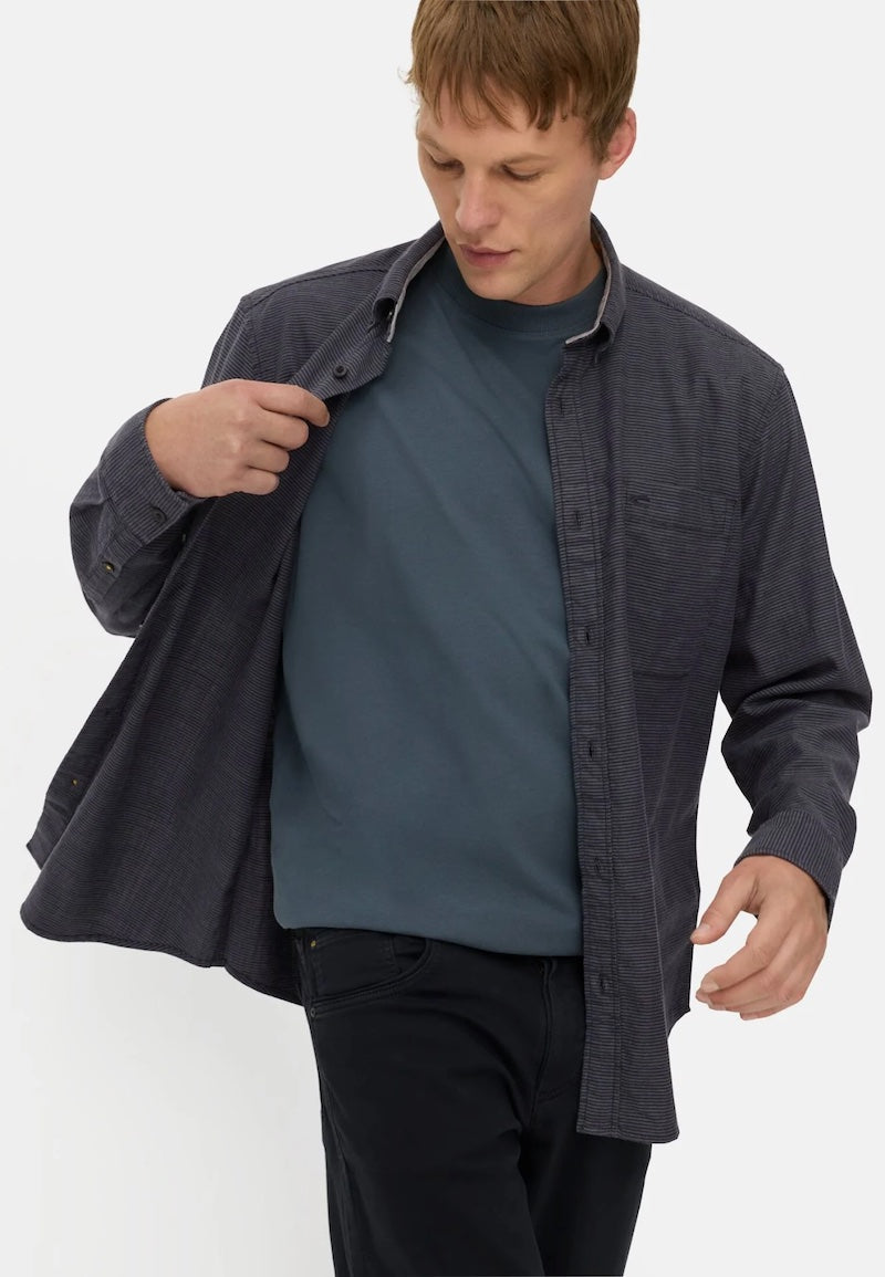 Chemise homme à fine rayures Camel Active