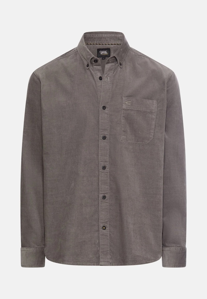 Chemise stretch en velours fin Camel Active