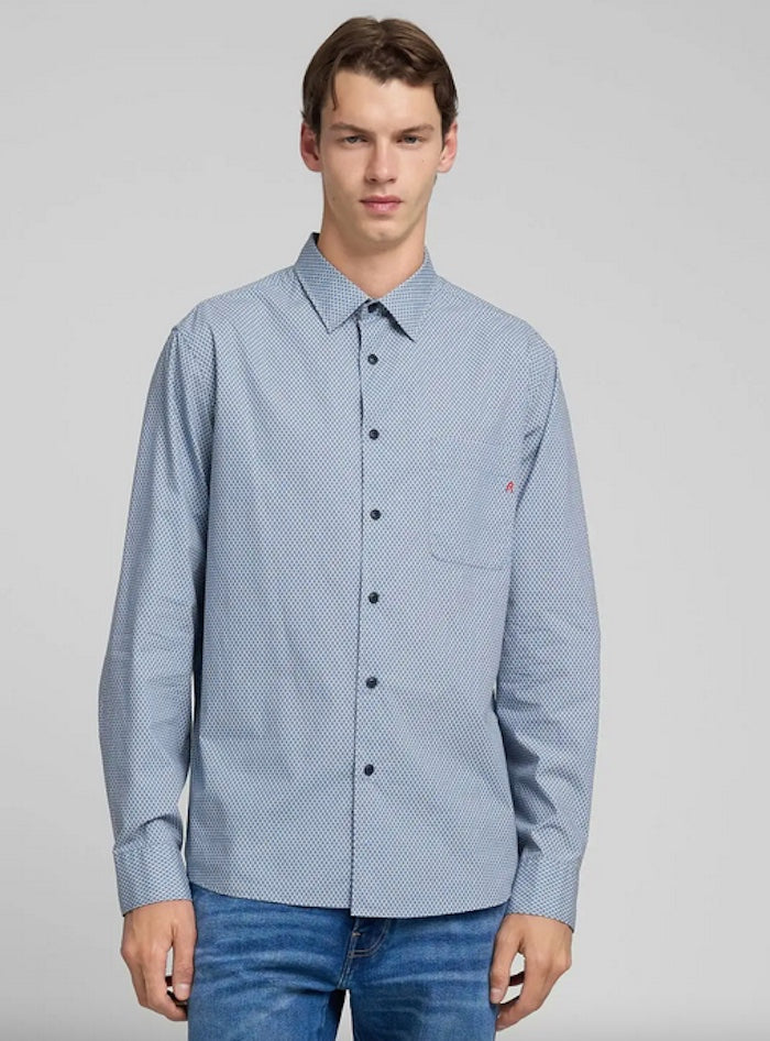 Chemise en popeline Replay pour homme