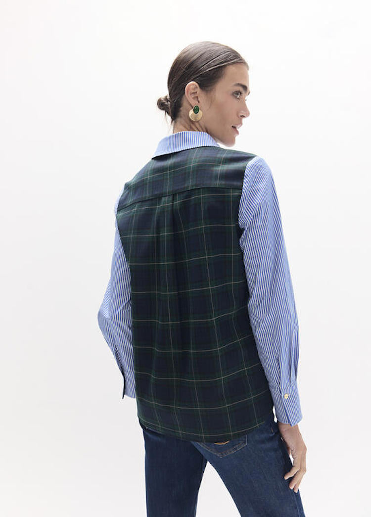 Chemise Lola casademunt tartan écossais