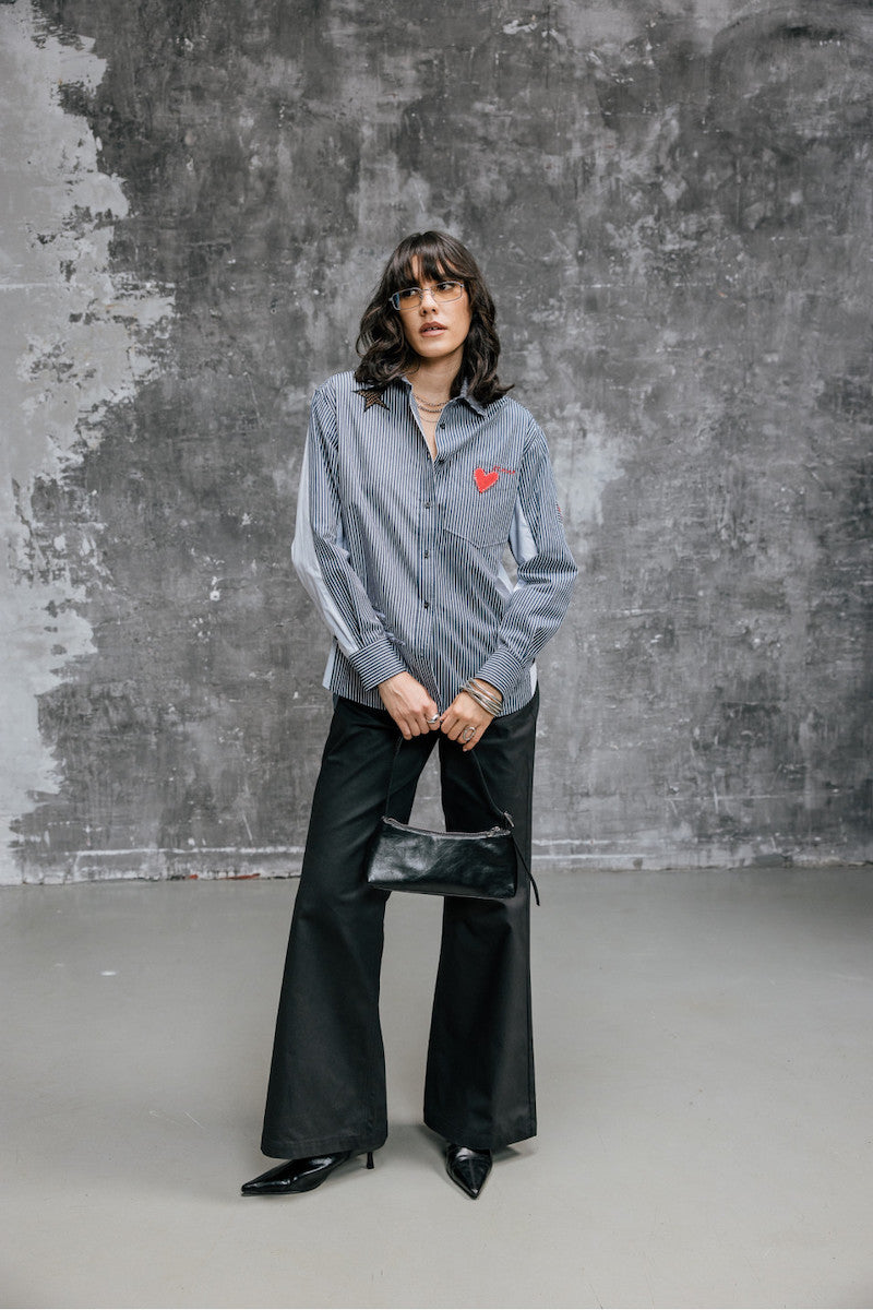 Chemise oversize brodée Freeman T Porter