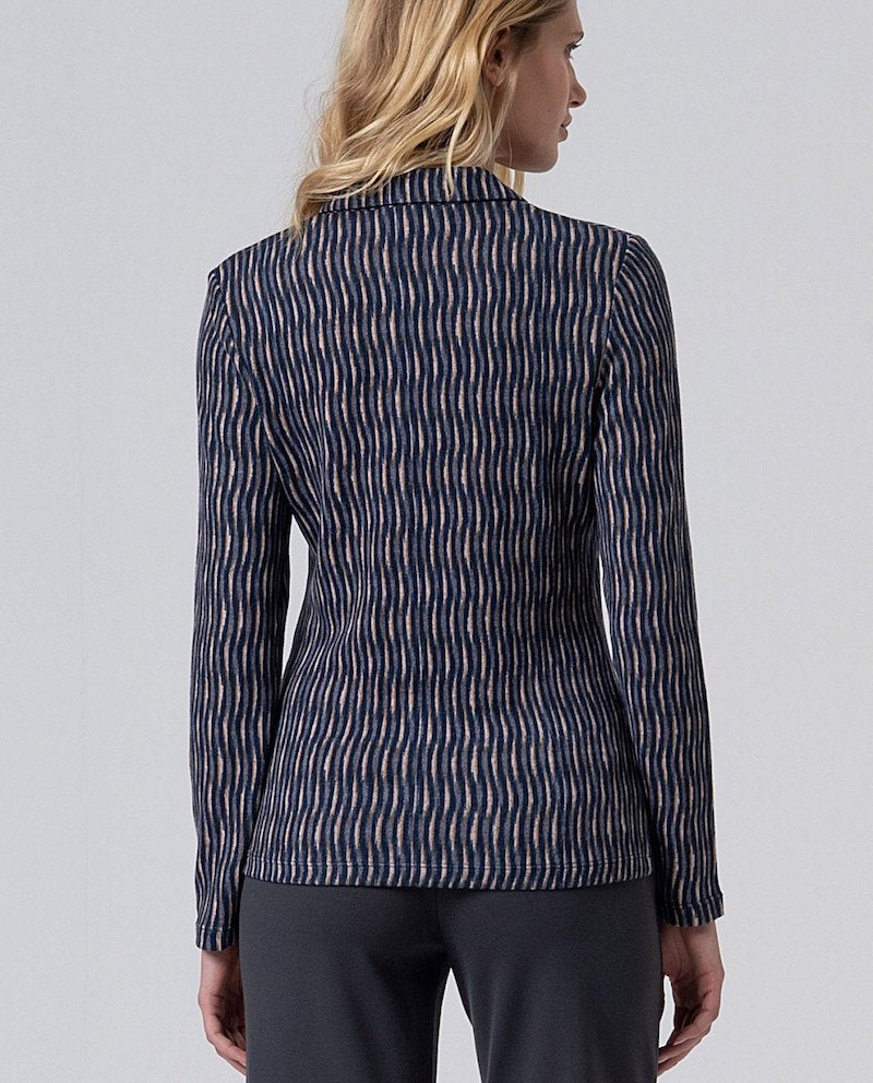 Chemise imprimée bleu Surkana