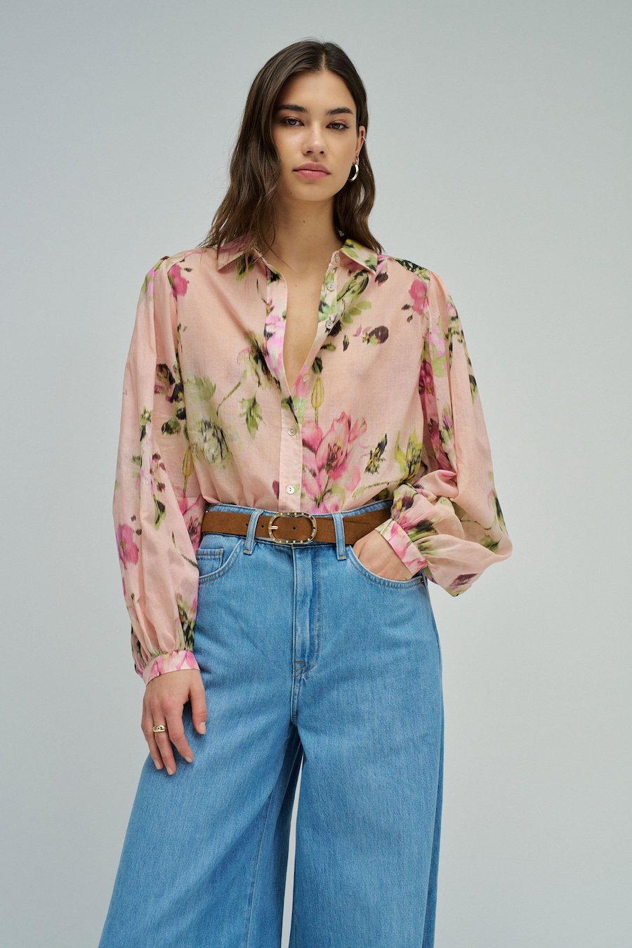 Chemise légère imprimé floral Salsa