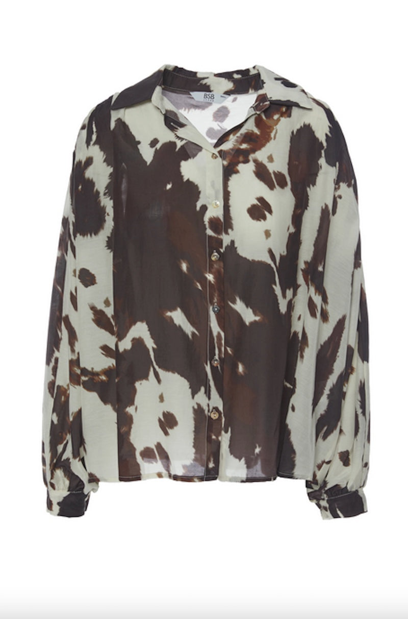 Chemise tunique BSB imprimé vache