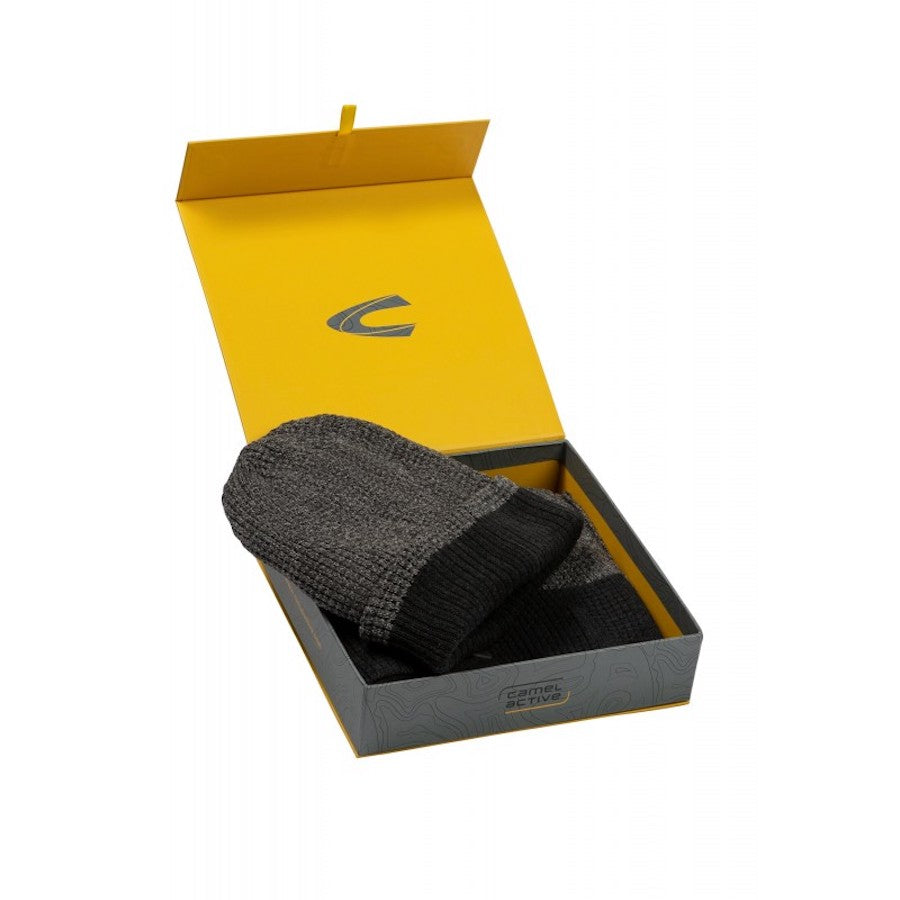 Coffret cadeau bonnet et écharpe Camel Active