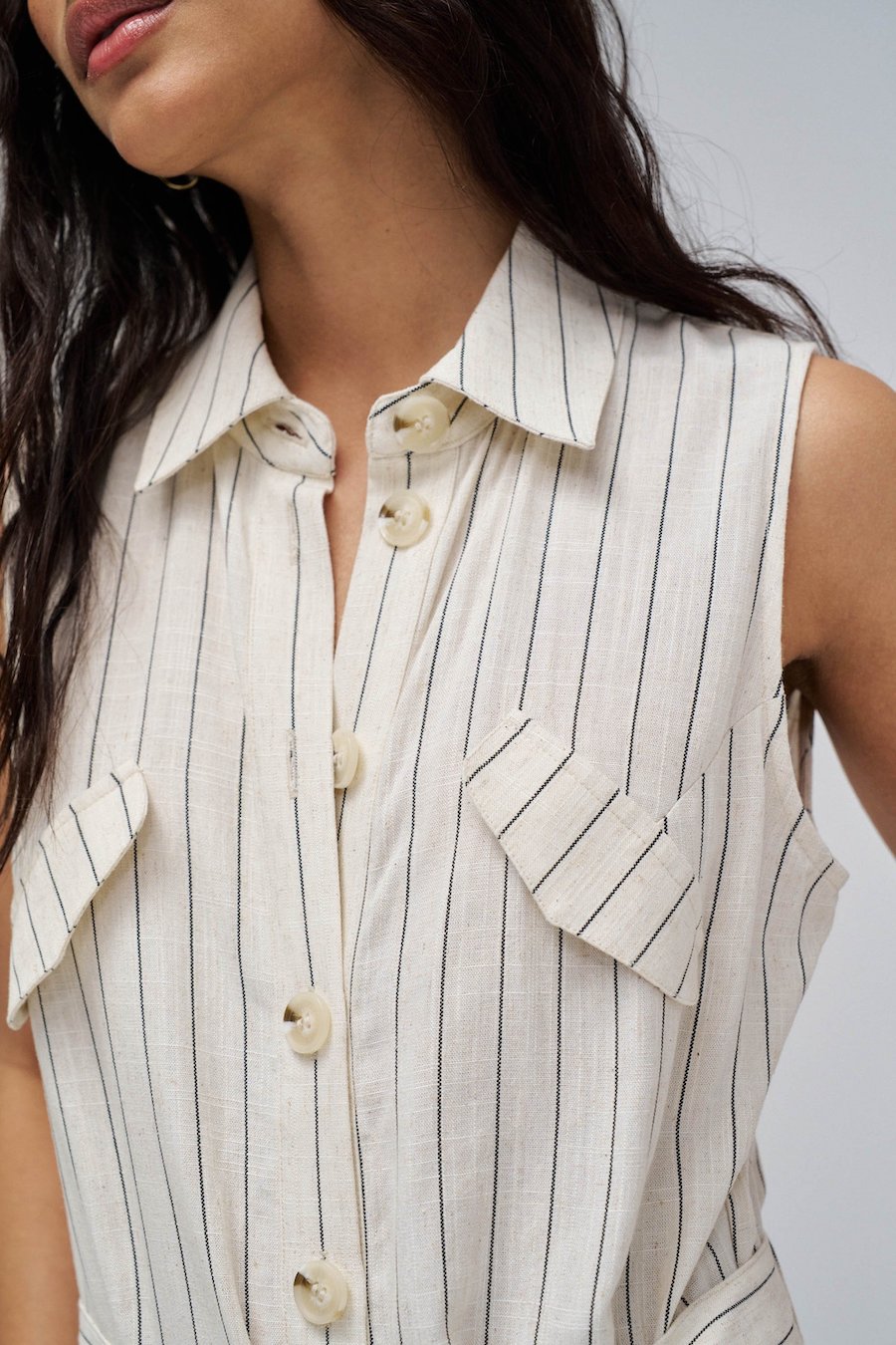 Combinaison en lin Salsa Jeans 21011093 011