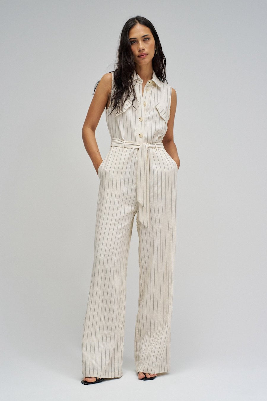 Combinaison en lin Salsa Jeans 21011093 011