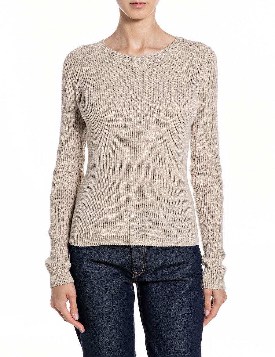 Pull femme en maille légère Replay
