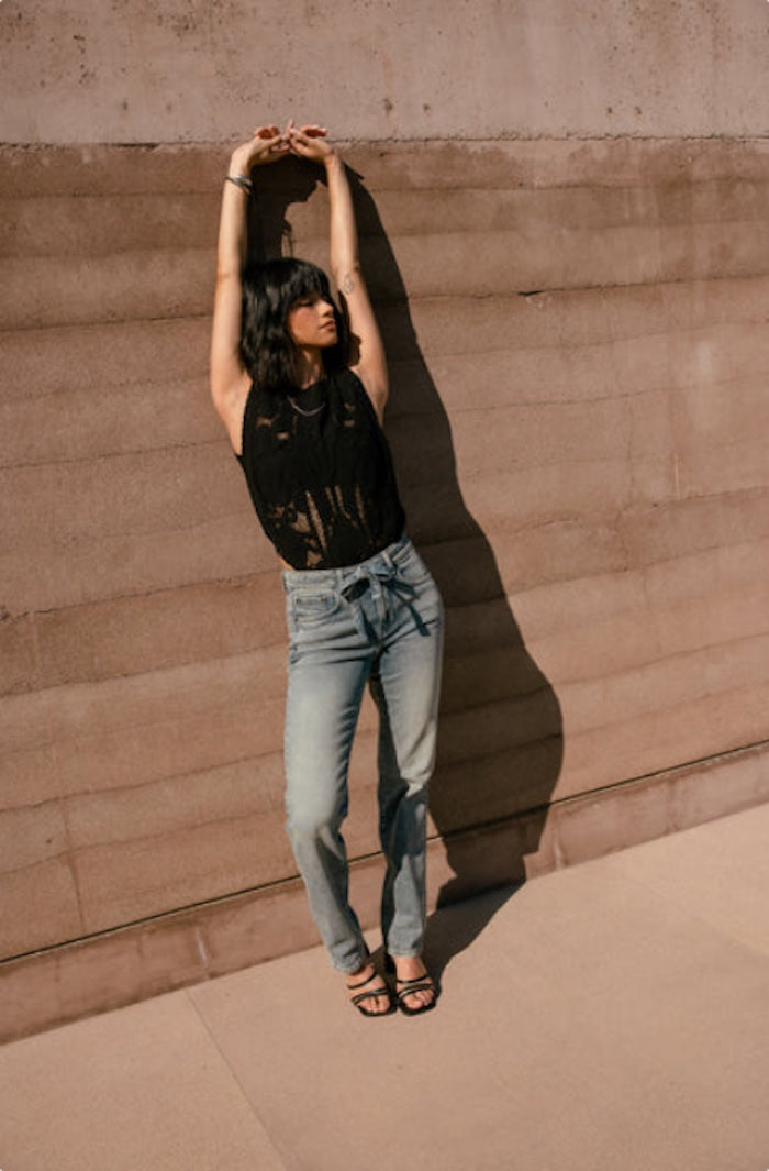 Débardeur femme Freeman T en crochet