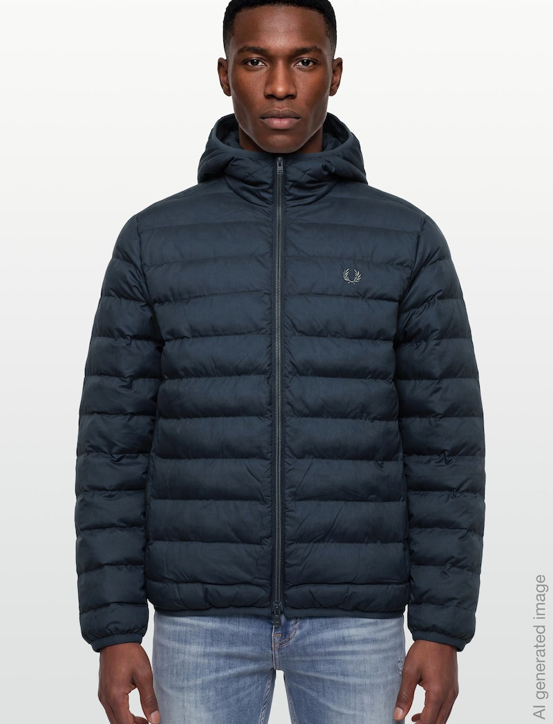 Doudoune homme Fred Perry bleu