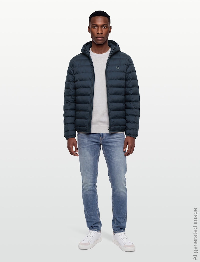 Doudoune homme Fred Perry bleu