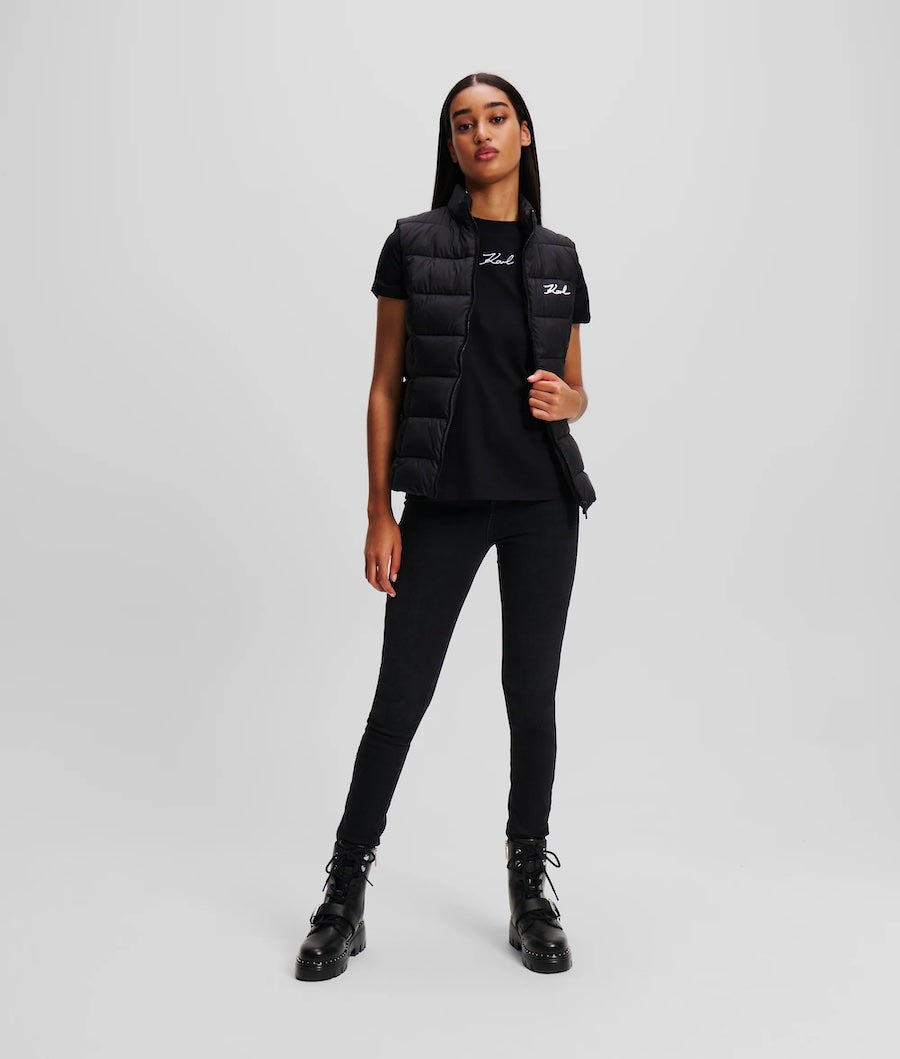 Gilet matelassé sans manches Karl Lagerfeld
