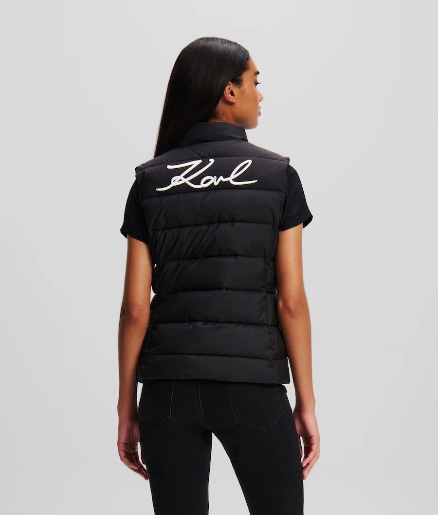 Gilet matelassé sans manches Karl Lagerfeld