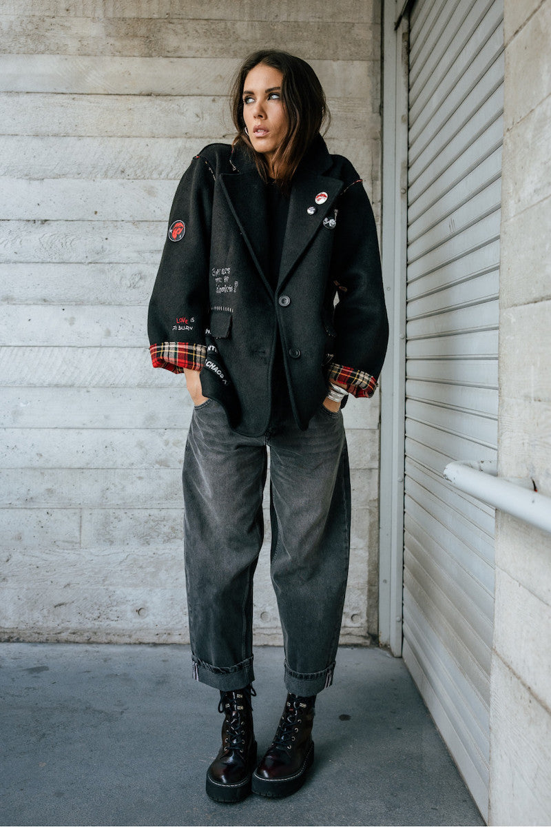 Blazer long rock Freeman T modèle Moly London
