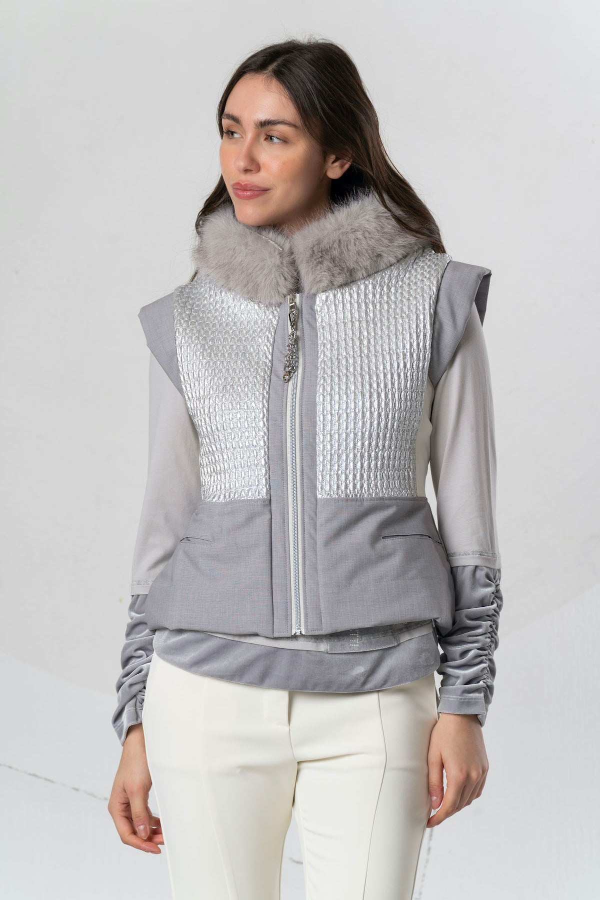 Gilet sans manches Elisa Cavaletti EJW257014500