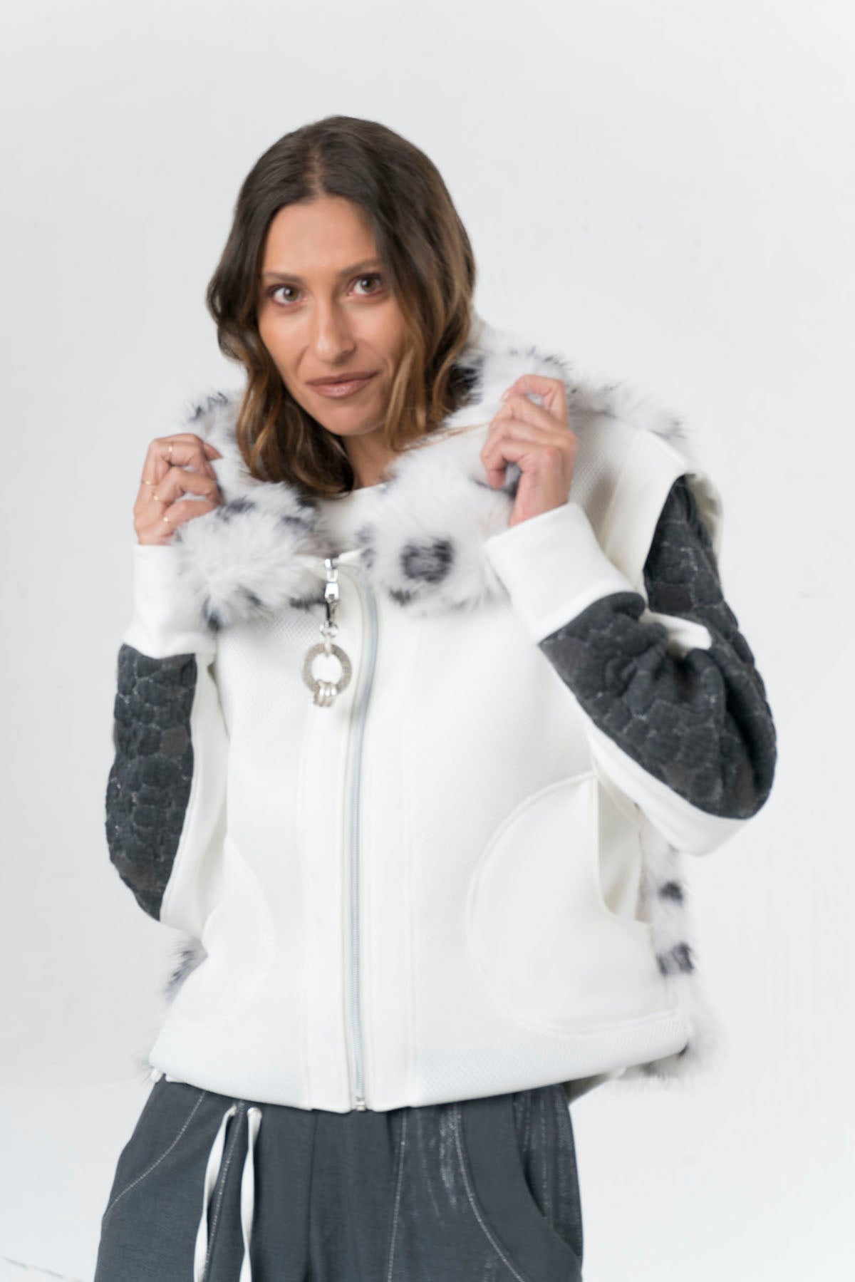 Gilet en fausse fourrure Elisa Cavaletti