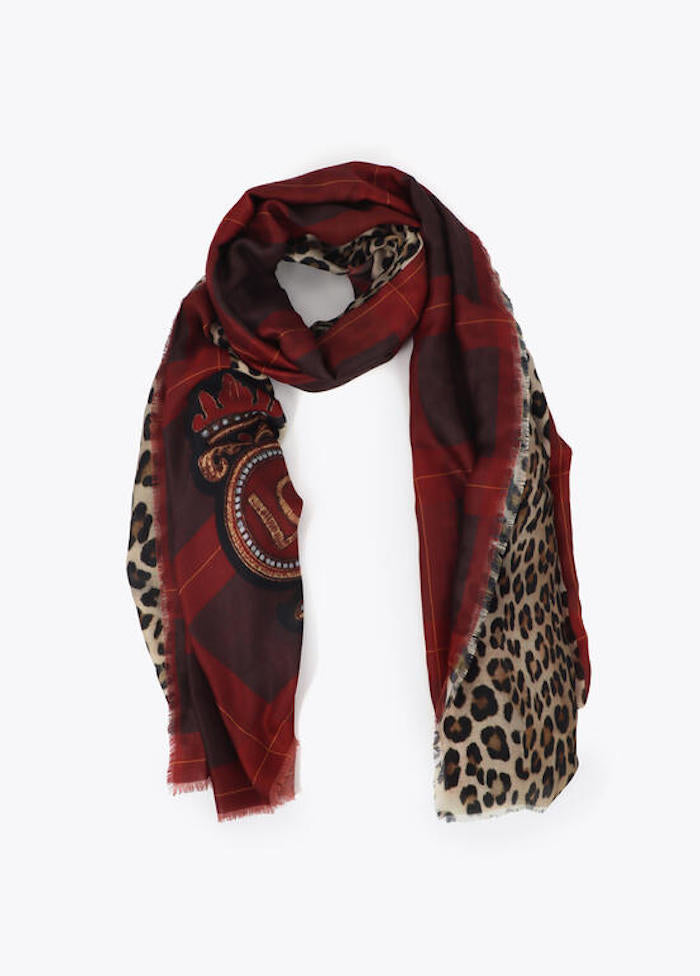 Grande écharpe animalier Lola Casademunt