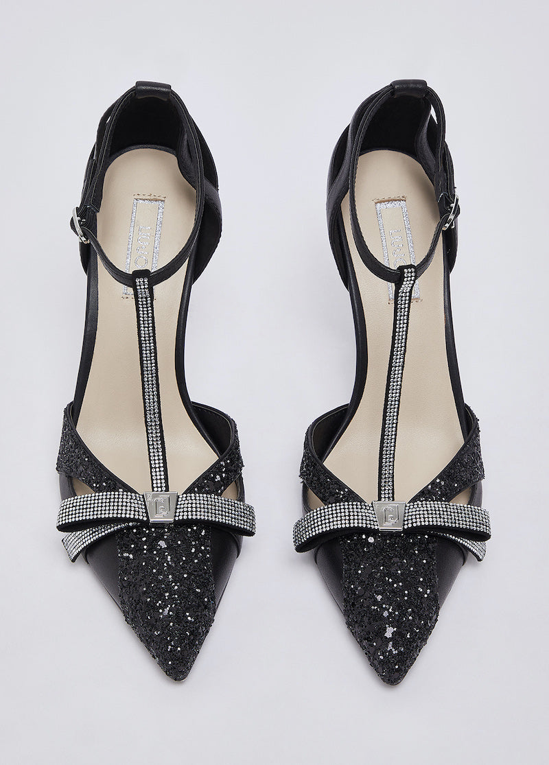 Escarpins ouverts à paillettes Liu Jo