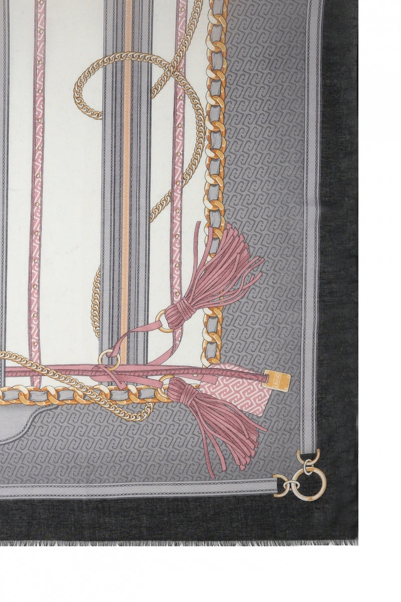 Foulard femme Liu Jo avec chaînes