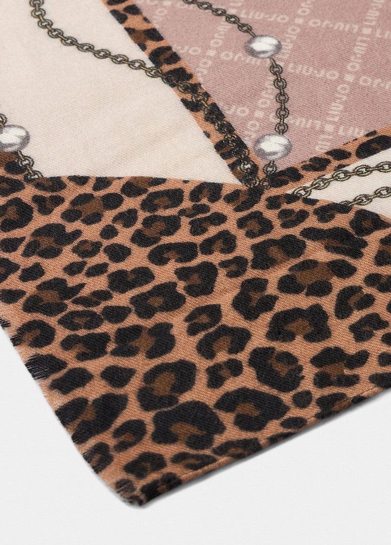 Foulard femme Liu Jo colorie naturel