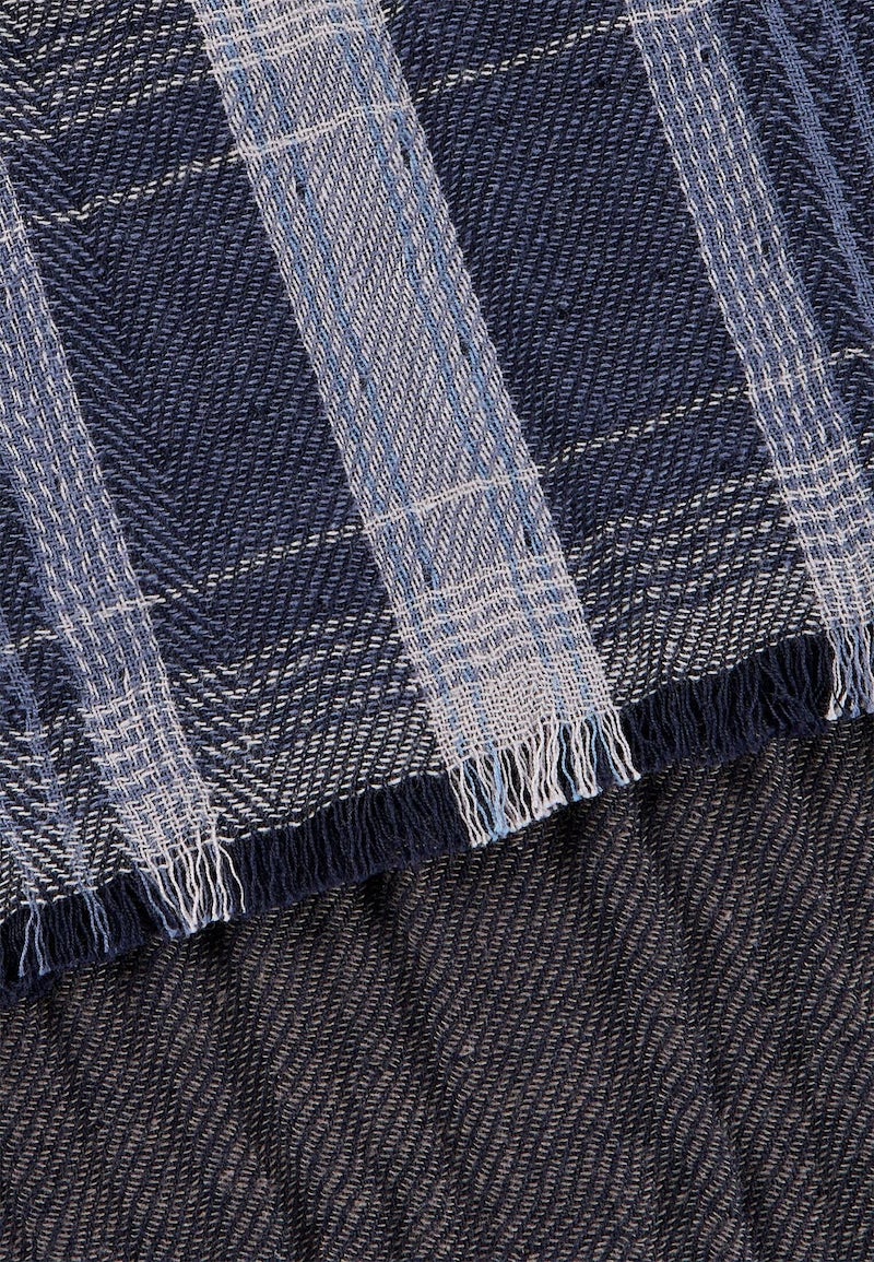 Foulard réversible Camel Active bleu