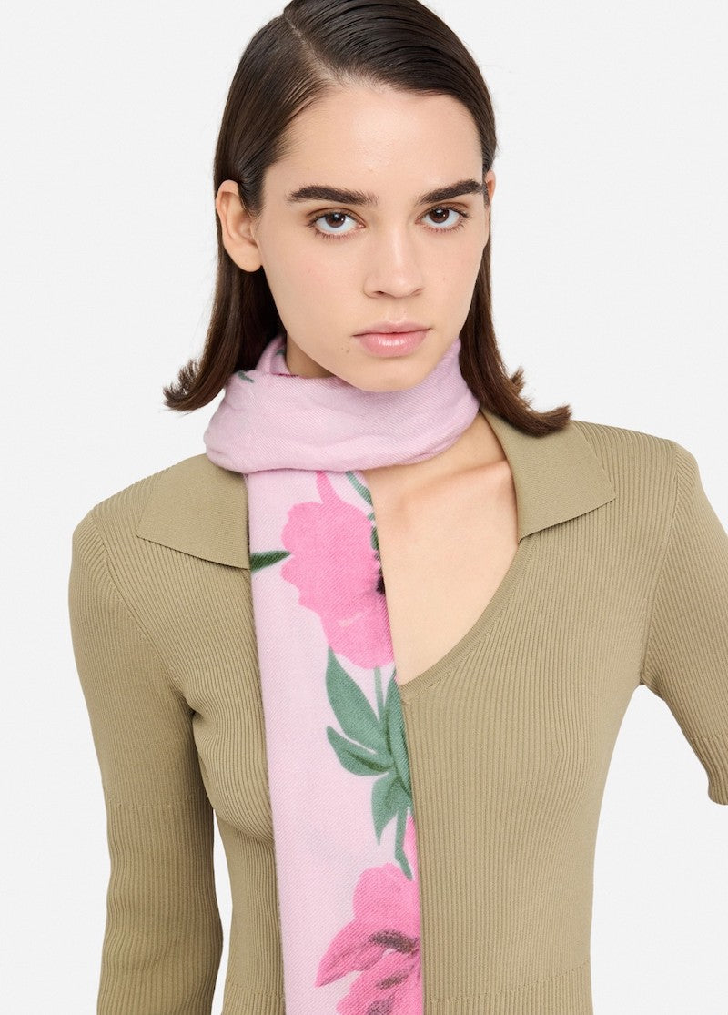Foulard pour femme imprimé animalier et floral Liu jo