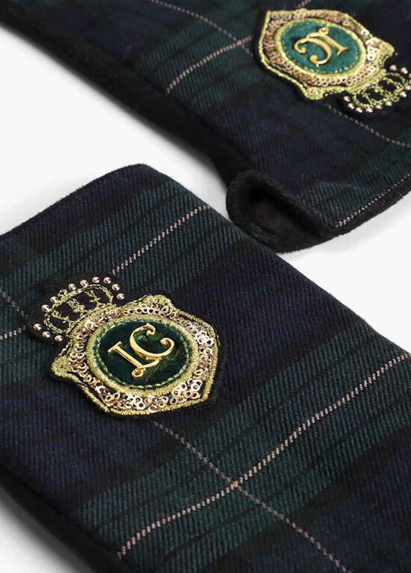 Gants femme en tartan écossais Lola casademunt