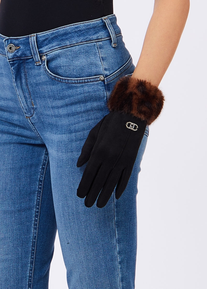 Gants femme avec détails animalier Liu Jo