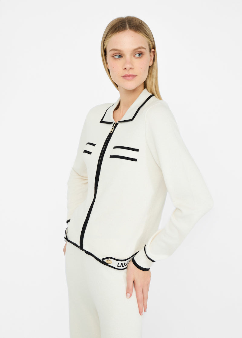 Cardigan Liu Jo en maille de soie