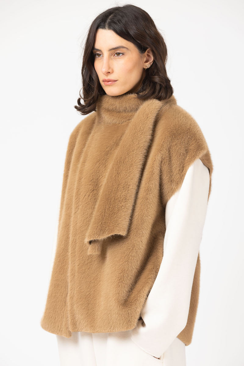 Gilet fourrure écologique OMER