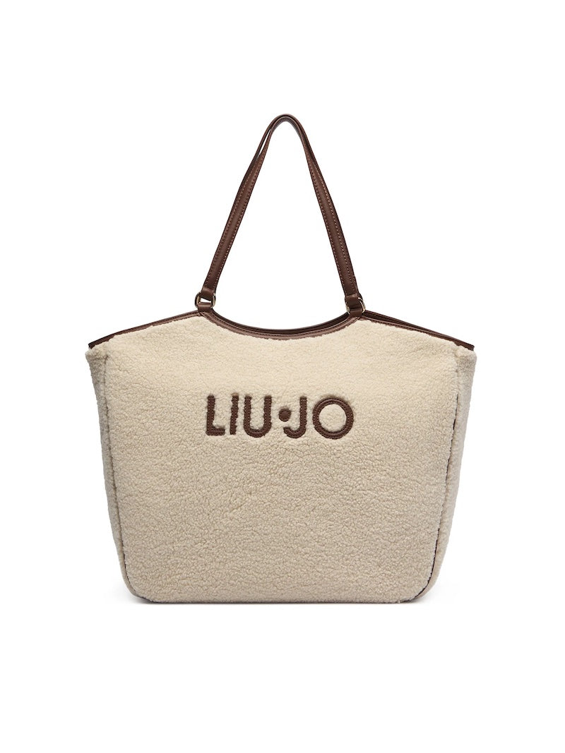 Grand sac à main femme Liu Jo en teddy