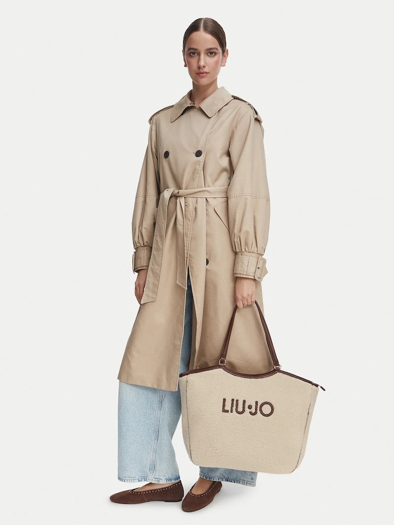 Grand sac à main femme Liu Jo en teddy