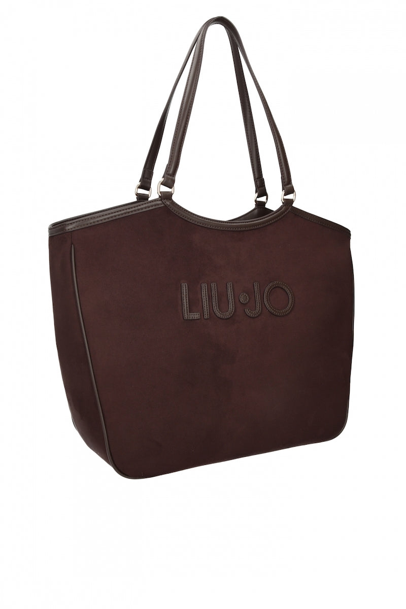 Grand shopping bag Liu Jo marron