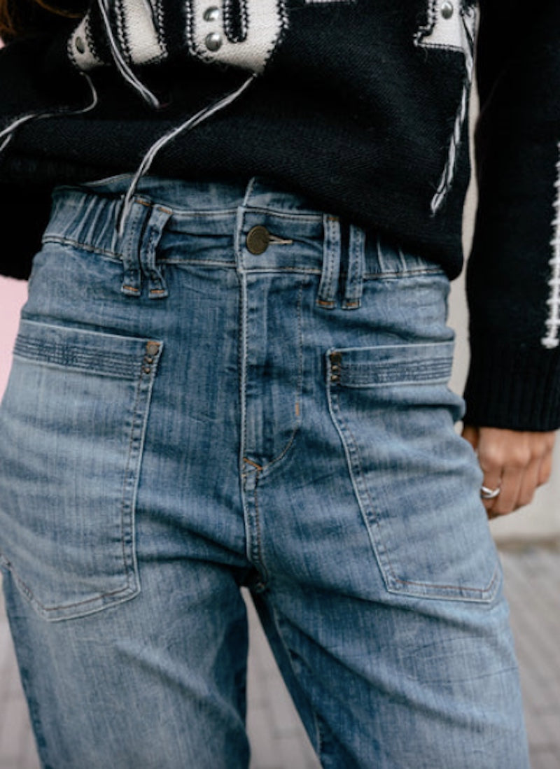 Jeans coupe baggy Freeman T Porter pour femme