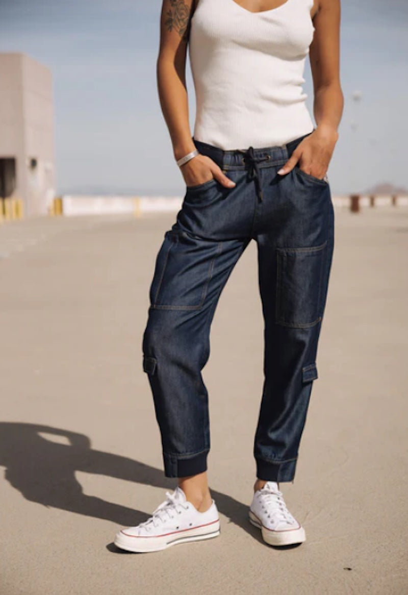 Jeans cargo femme Freeman T modèle Celine