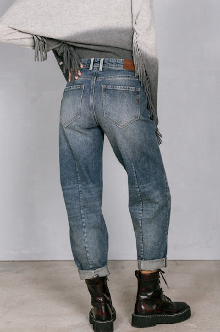 Jeans boyfriend pour femme de chez Freeman