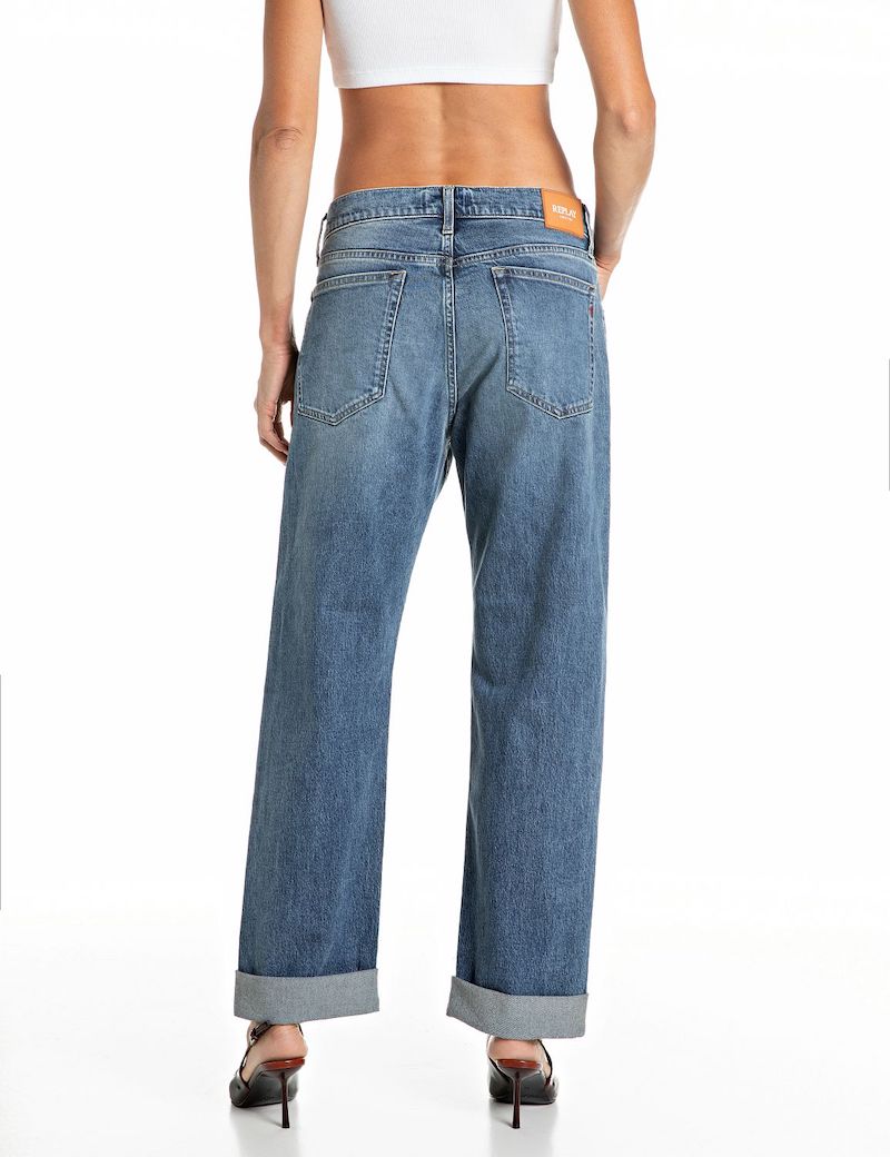 Jeans femme coupe boy Replay Jeans
