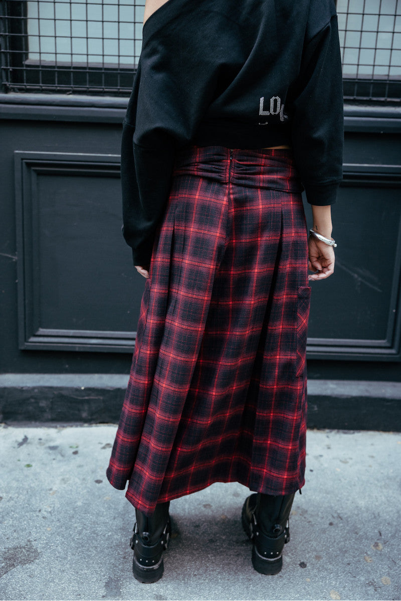 Jupe longue style écossais Freeman T