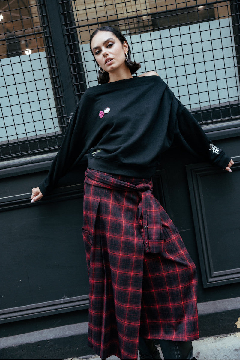 Jupe longue style écossais Freeman T