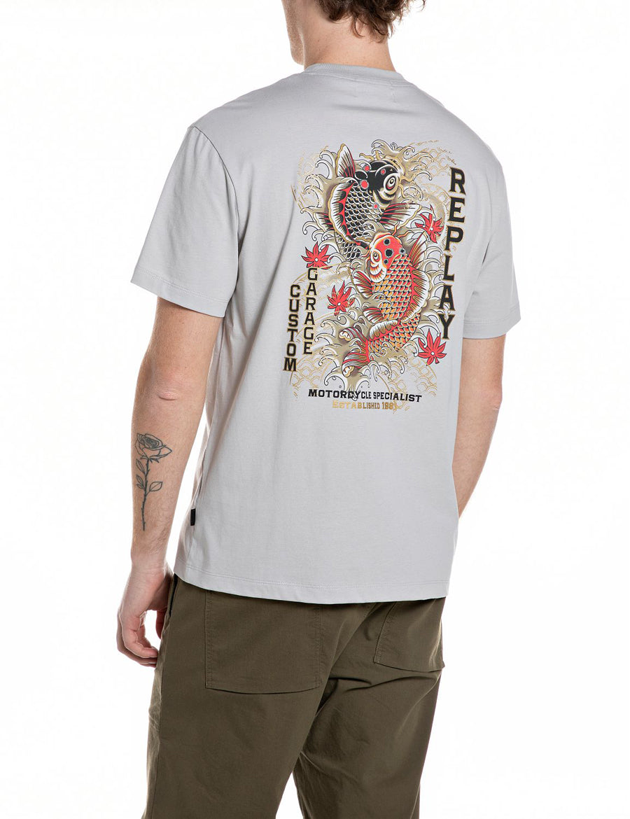 T shirt Replay M3371 Gris