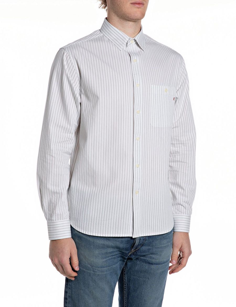 Chemise homme coupe droite Replay jeans M4144