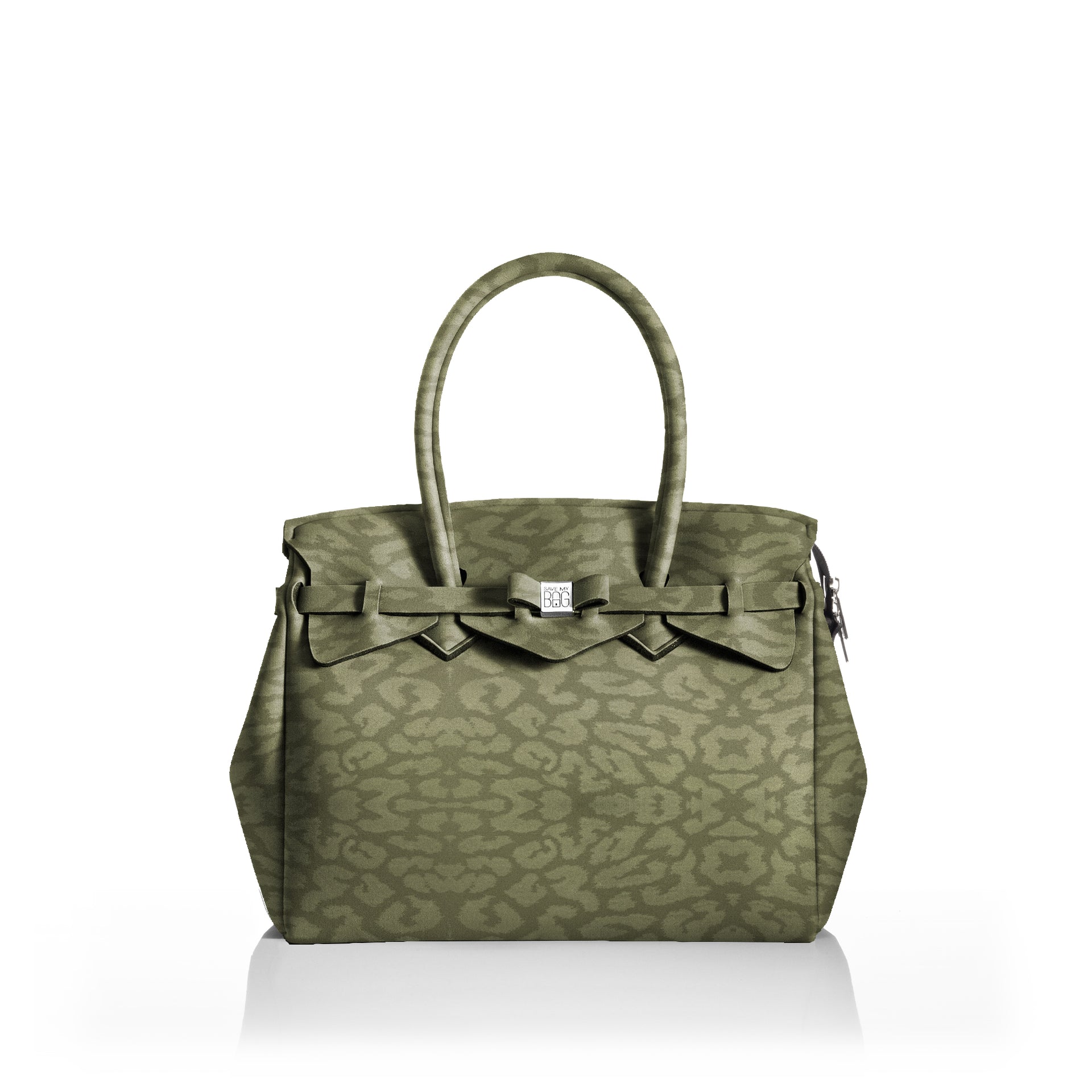Sac à main Save my Bag Léopard Kaki
