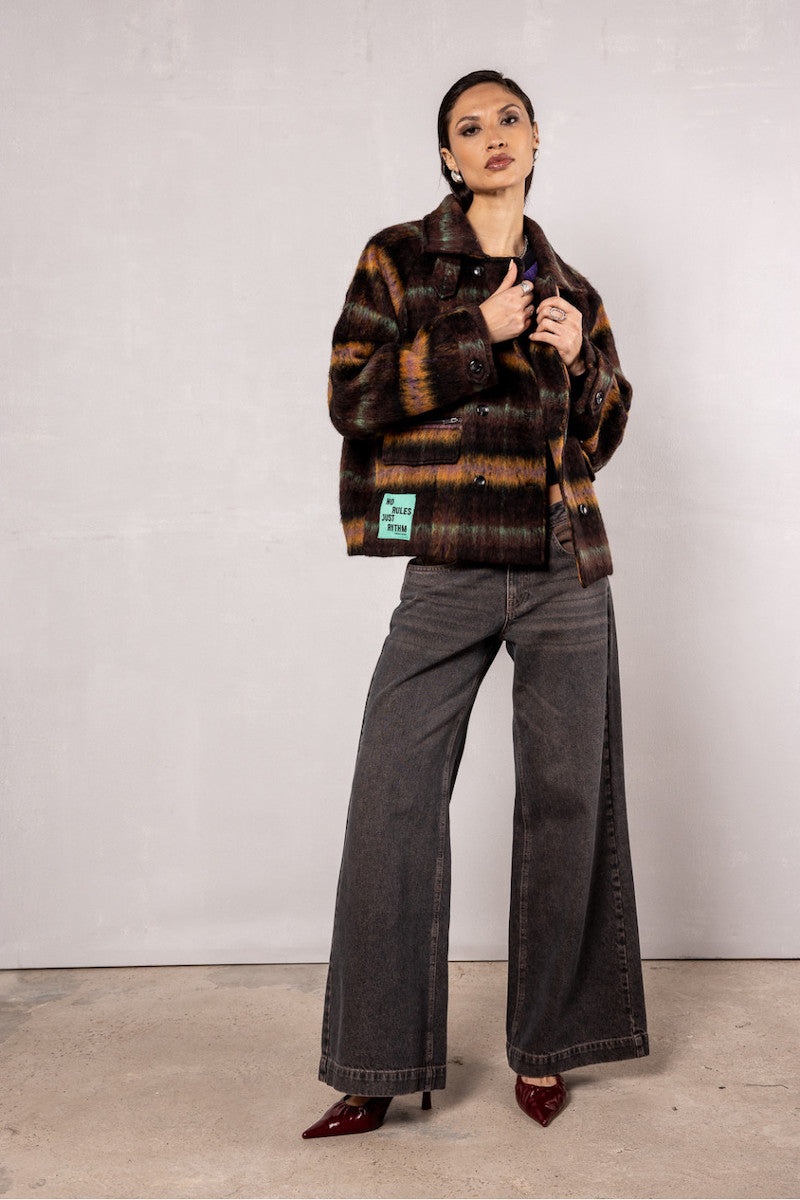 Manteau court en laine Freeman T Porter