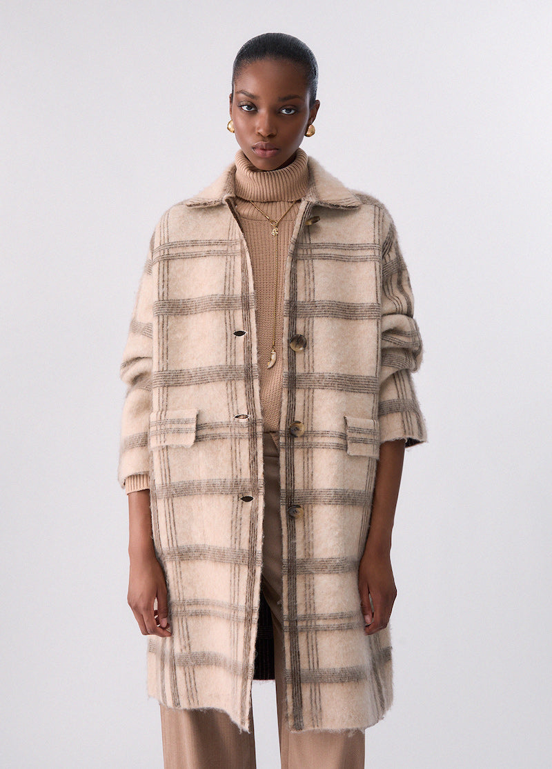 Manteau en tricot brossé Liu Jo