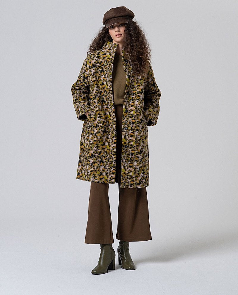 Manteau en laine mélangé Surkana