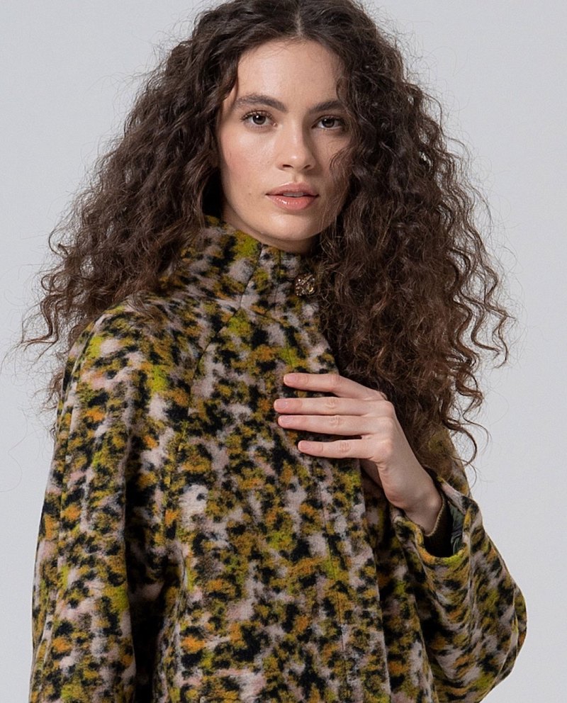 Manteau en laine mélangé Surkana