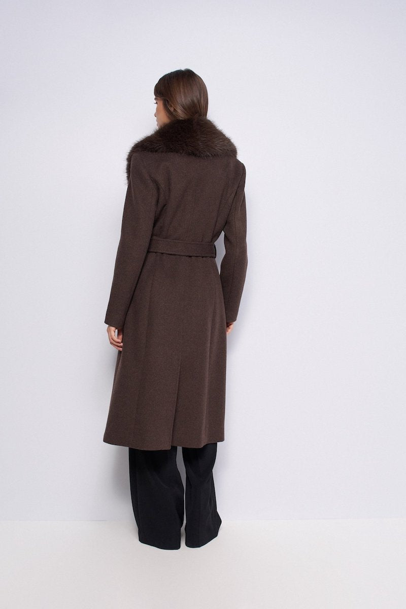 Manteau femme avec fourrure amovible Salsa Jeans