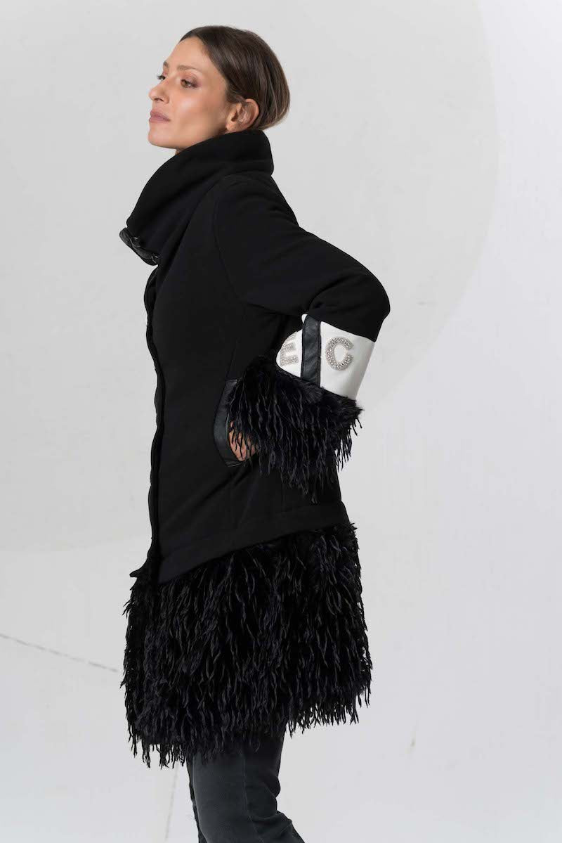 Manteau femme original de chez Elisa Cavaletti